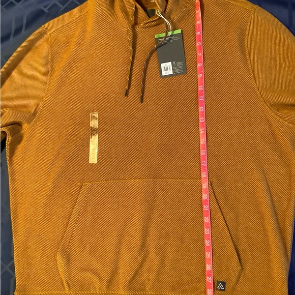 Alpine Design Rust/Brown Striped Hoodie - Picture 8 of 8